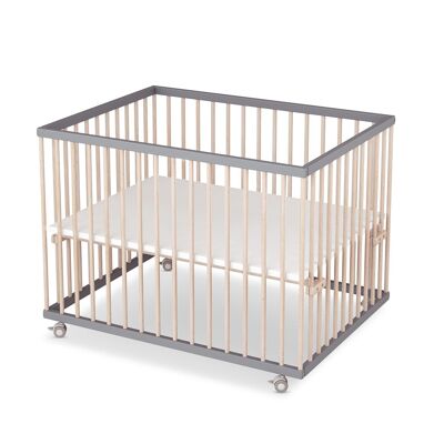 Sower playpen 75x100 grey/nature