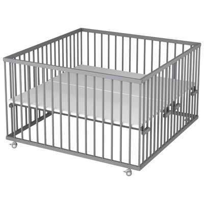 Sower playpen 120x120 painted gray