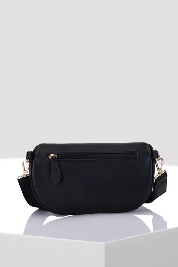 Sac ceinture Bodybag Body-Waist de Louiz&Lou en noir - Collection "Hommage d´Elegance" 7