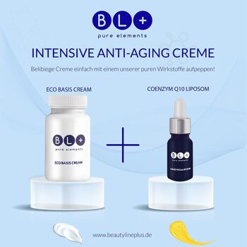 ECO BASIS CREAM - Crème de soin de la peau à l'huile végétale, anti-âge, peau sèche, 1 pièce de 100 ml 9
