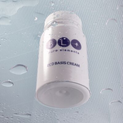 ECO BASIS CREAM - Crème de soin de la peau à l'huile végétale, anti-âge, peau sèche, 10 pièces de 100 ml chacune