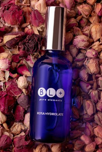 ROSA HYDROLATE - Parfum naturel pour les soins de la peau, l'acné, l'hydratation, la rosacée, 5 pièces de 100 ml chacune 5