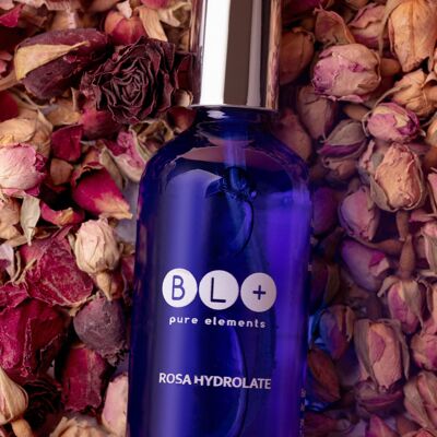 ROSA HYDROLATE - Parfum naturel pour les soins de la peau, l'acné, l'hydratation, la rosacée, 5 pièces de 100 ml chacune