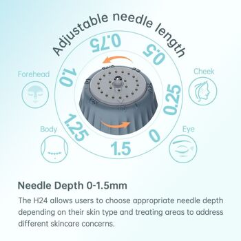 BIO NEEDLE - Traitement Anti-Acné Needling pour la maison, anti-âge efficace, 5 pièces 9