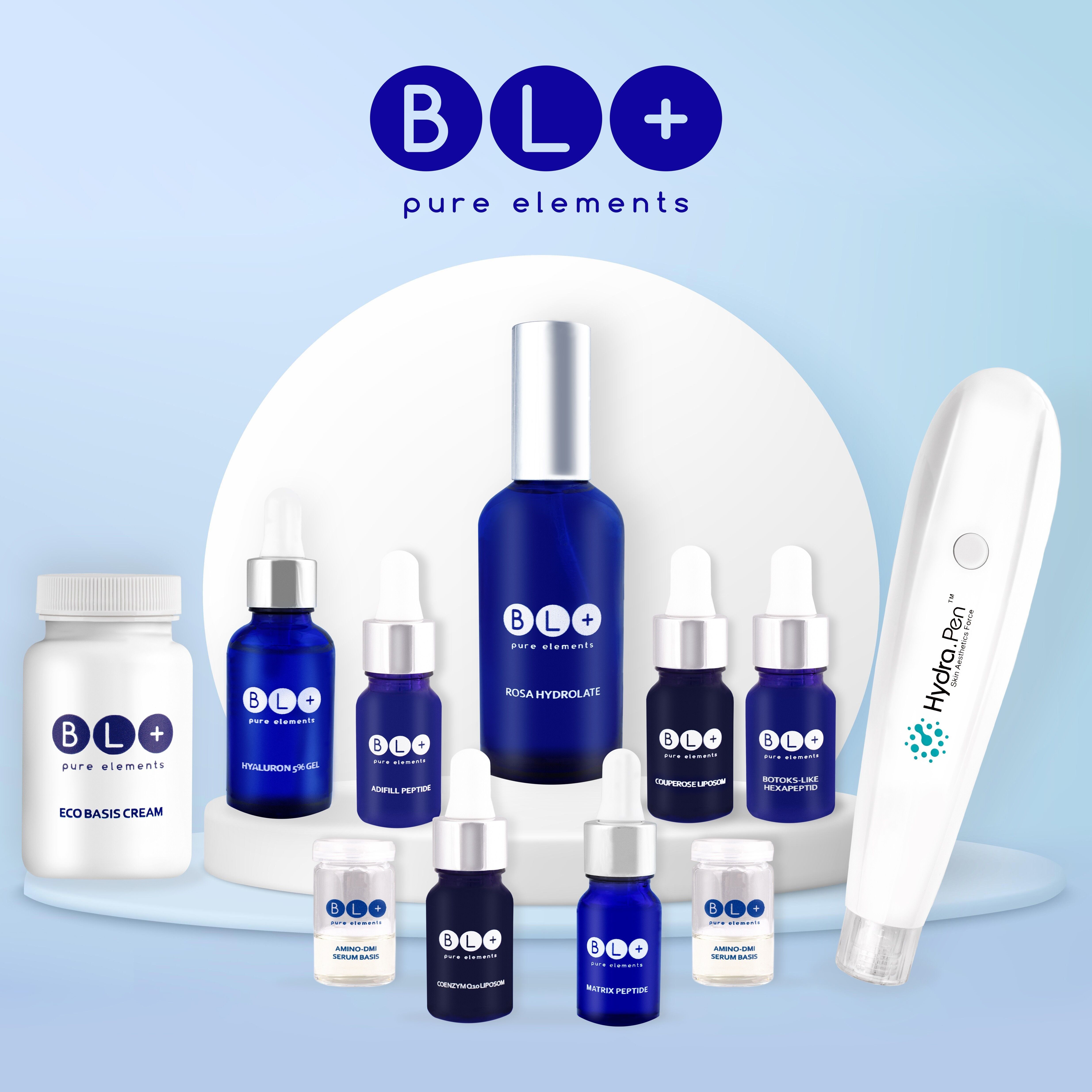 Starter set di principi attivi MEDIUM, incluso dispositivo di aghi, per anti-invecchiamento, acne, problemi della pelle