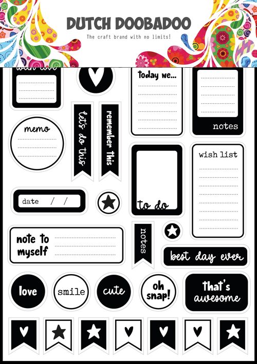 DDBD Dutch Sticker Art A5 Notes