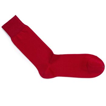 Rode katoenen sokken | Carlo Lanza 2