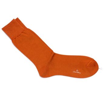Oranje katoenen sokken | Carlo Lanza 2