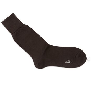 Bruine katoenen sokken | Carlo Lanza 2