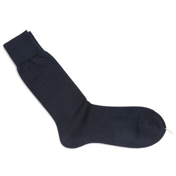 Donkerblauwe katoenen sokken | Carlo Lanza 2