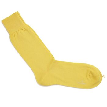 Gele katoenen sokken | Carlo Lanza 5