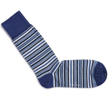Blauwe streep sokken | Carlo Lanza 2