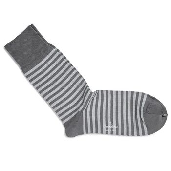 Grijze streep sokken | Carlo Lanza 2