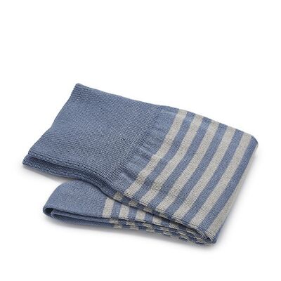 Sokken bleu gris streep | Carlo Lanza