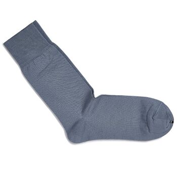 Grijs bleu katoenen sokken | Carlo Lanza 2