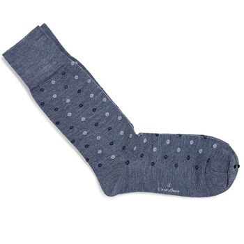 Lichtblauwe sokken fiore | Carlo Lanza 2