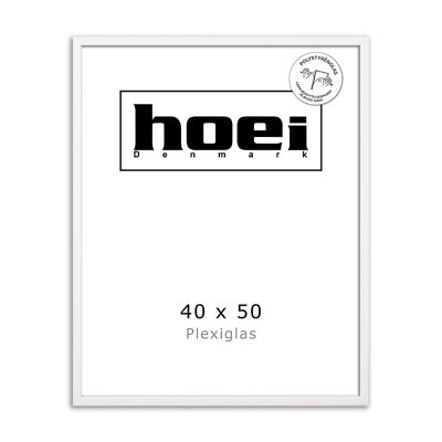 HOEI 115 White 40X50 cm - Polystyrene Glass