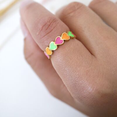 HEART Ring - Multicolor