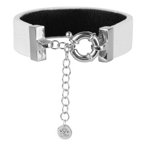 Bracelet portable | Blanc | Argent