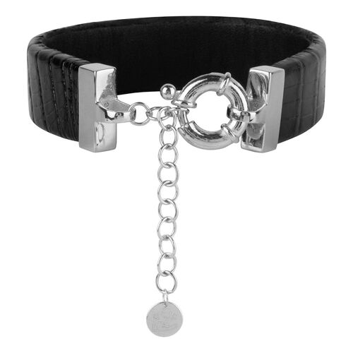 Wearable Bracelet | Zwart | Zilver