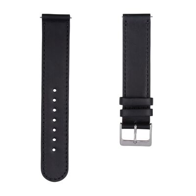 Cinturino per orologio indossabile | nero | 18 mm