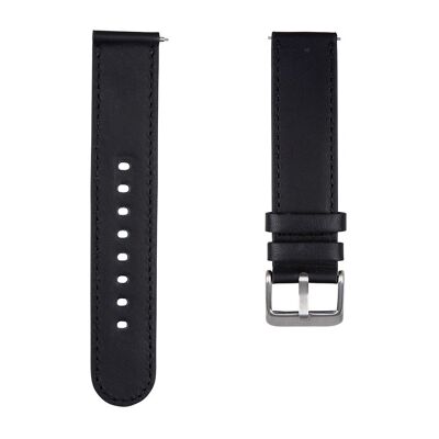 Cinturino per orologio indossabile | nero | 20 mm