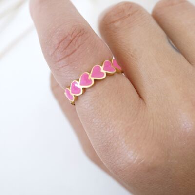 HEART Ring - Pink