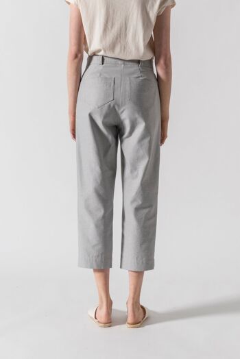 Jupe-culotte grise denim Madeleine 4