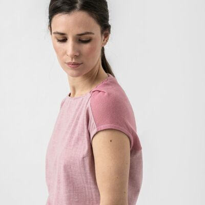 Camiseta Ofelia cuarzo rosa