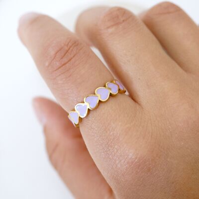 HEART Ring - Lilac