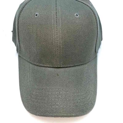 Plain gray cap