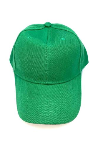 Casquette uni vert