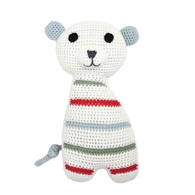 Isak polar bear organic cuddly toy