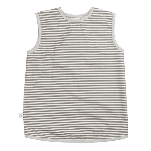 Cook grey stripe organic apron