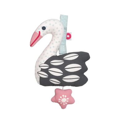 Else light swan organic musical pull toy