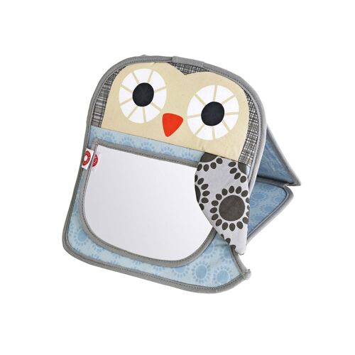 Grete grey owl organic mirror