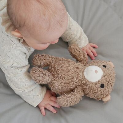 Bimle brown bear organic cuddly toy