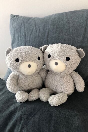 Doudou bio ours gris Bimle 4