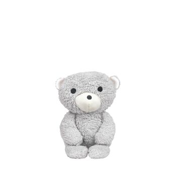 Doudou bio ours gris Bimle 1