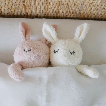 Doudou lapin bio Bimle blanc 4