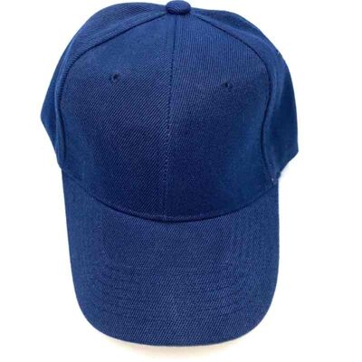 Plain navy blue cap