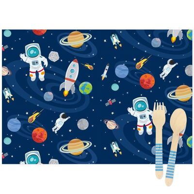 6 Placemats Space