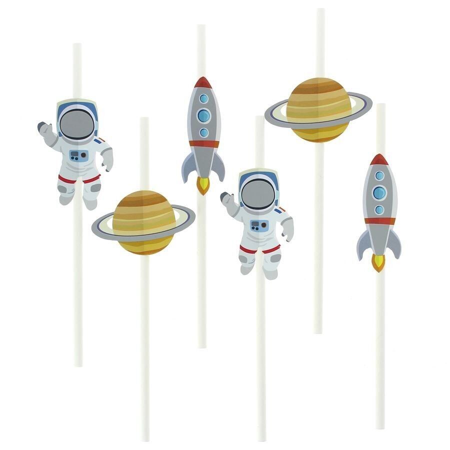 6 cannucce di carta spaziate