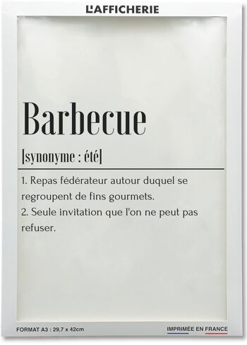 Affiche Définition Barbecue 2