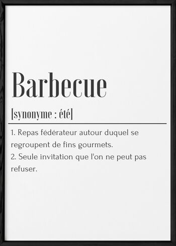 Affiche Définition Barbecue 3