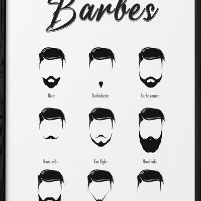 Affiche Guide des barbes
