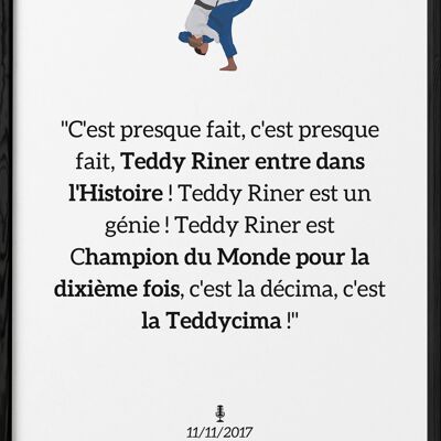 Poster Judo-Teddy Riner