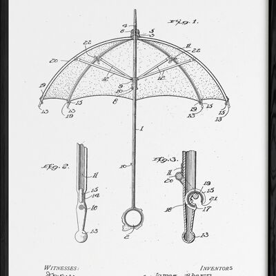Regenschirm-Patent-Poster