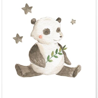 Manifesto del bambino del panda