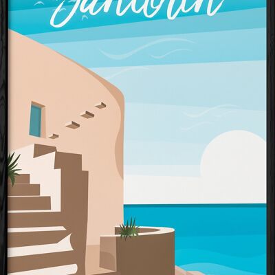 Santorini-Plakat